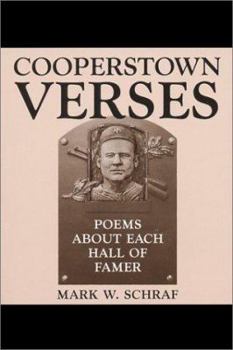 Paperback Cooperstown Verses: Poems about Each Hall of Famer Book