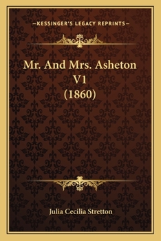 Paperback Mr. And Mrs. Asheton V1 (1860) Book