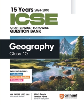 Paperback ICSE Chapterwise Geography 10th Book