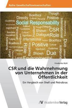 Paperback CSR und die Wahrnehmung von Unternehmen in der Öffentlichkeit [German] Book