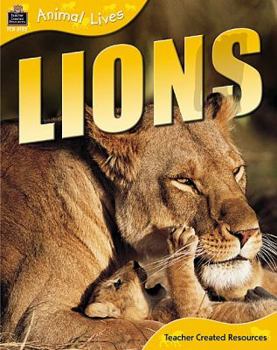 Paperback Animal Lives: Lions Book