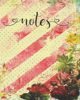 Paperback Notes: Bohemian Vintage Shabby Chic Feminine Notebook and Journal for Women; 8x10 150 pages for Notes & To Do Book