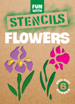 Paperback Fun with Flowers Stencils Book
