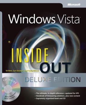 Paperback Windows Vista Inside Out [With CDROM] Book