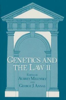 Paperback Genetics and the Law II Book