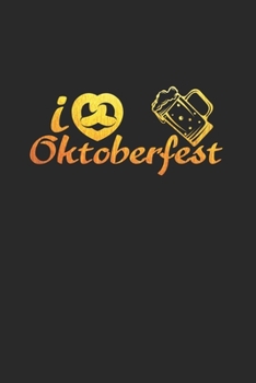 I Oktoberfest: 6x9 Oktoberfest | blank with numbers paper | notebook | notes