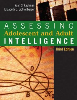 Hardcover Assessing Adolescent and Adult Intelligence Book