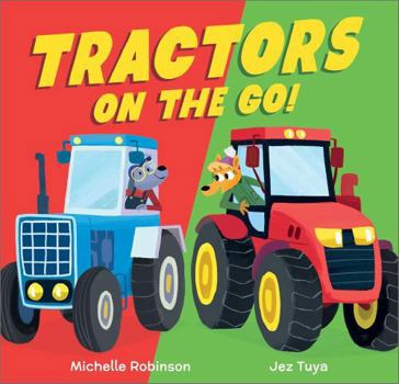 Hardcover Tractors on the Go! Book