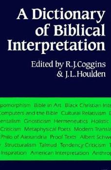 Hardcover A Dictionary of Biblical Interpretation Book