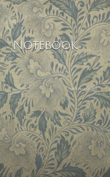Paperback Notebook: ornaments flowers Asia Chinese old antique China Asian Book