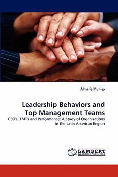 Paperback Leadership Behaviors and Top Management Teams Book