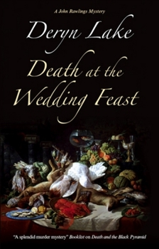 Hardcover Death at the Wedding Feast [Large Print] Book