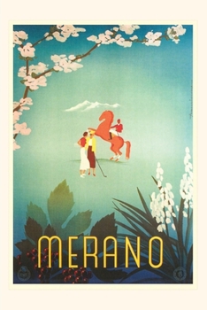 Paperback Vintage Journal Merano, Italy Travel Poster Book