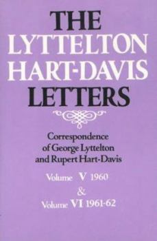 Hardcover Lyttelton Hart Davis Letters Vols 5 6 Book