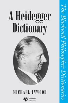 Paperback Heidegger Dictionary P Book