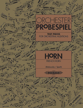 Paperback Test Pieces for Orchestral Auditions -- French Horn: Audition Excerpts from the Concert and Operatic Repertoire Book