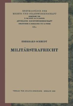Paperback Militärstrafrecht [German] Book