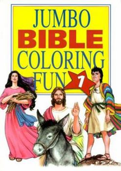 Paperback Jumbo Bible Coloring Fun Book