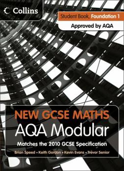 Paperback Student Book Foundation 1: Foundation 1: AQA Modular (New GCSE Maths) Book