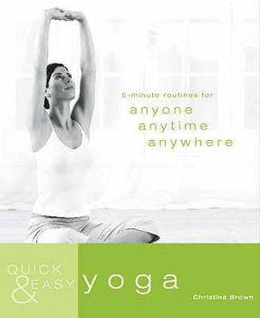 Paperback Yoga: 5-Minute Routines for Anyone, Anytime, Anywhere. Christina Brown Book