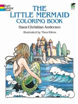 Paperback The Little Mermaid Coloring Book