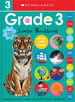 Paperback Third Grade Jumbo Workbook: Scholastic Early Learners (Jumbo Workbook) Book