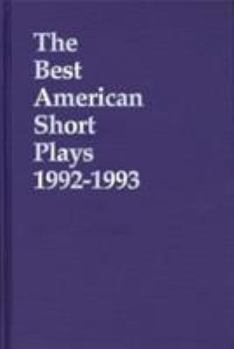 Hardcover The Best American Short Plays 1992-1993 Book