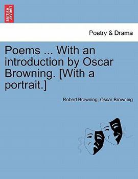 Paperback Poems ... With an introduction by Oscar Browning. [With a portrait.] Book