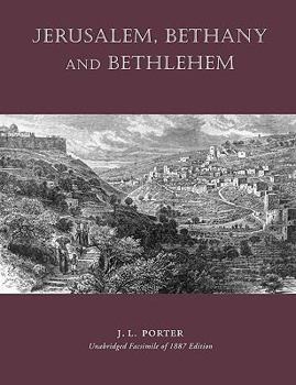 Paperback Jerusalem, Bethany and Bethlehem Book