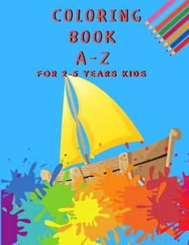 Paperback Coloring Book A-Z: for 2-5 years kids Book