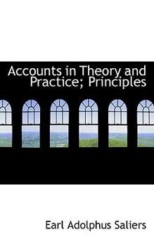 Paperback Accounts in Theory and Practice; Principles Book