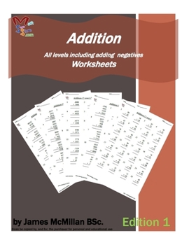 Paperback Addition Worksheets Book