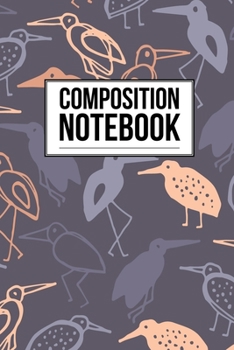 Paperback Composition Notebook: College Ruled 6" x 9" Writing Notes Journal, Office, Kids, School and college student. Book