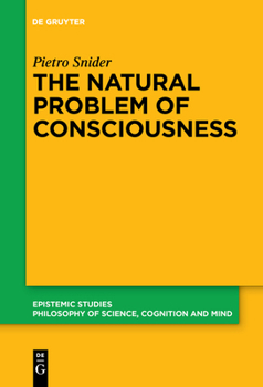 Paperback The Natural Problem of Consciousness Book