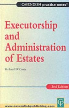 Paperback Practice Notes on Executorship and Administration Book