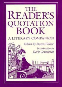 Hardcover The Reader's Quotation Book