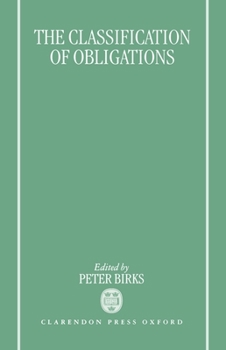 Hardcover The Classification of Obligations Book