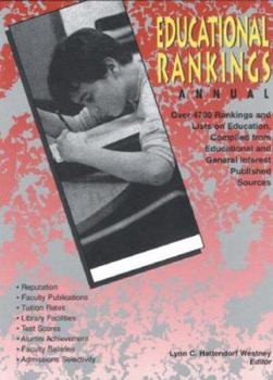 Hardcover Educational Rankings Annual 2006: Over 4600 Rankings and Lists on Education, Compiled From Educational And General Interest Published Sources Book