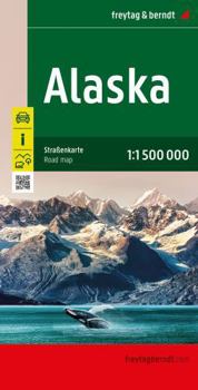 Map Alaska, road map 1:1,500,000 Book