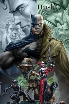 Paperback Batman Hush: Blank Lined Superhero Gift Journal - Diary - College-Ruled Notebook for Comics & Adventure Fans Book