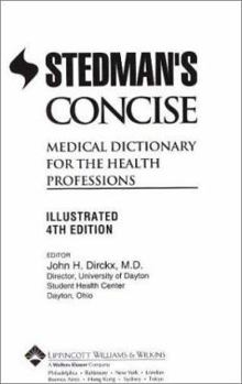 Paperback Stedman's Concise Medical Dictionary for the Health Professions, Illustrated, [With CDROM] Book