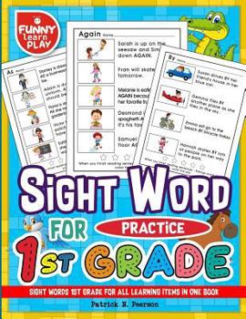 Paperback Sight Words 1st Grade for All Learning Items in One Book: Sight Words Grade 1 for Easing Up Learning for Kids & Students Book