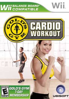 Video Game Golds Gym Cardio Workout Book