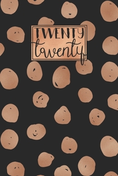 2020: Weekly Diary Planner Journal | Horizontal Week to View on 2 Pages A5 | Black with Copper Polka Dots Spots (2020 Weekly Diaries)