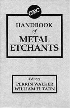 Hardcover CRC Handbook of Metal Etchants Book
