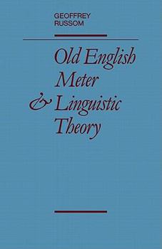 Paperback Old English Meter and Linguistic Theory Book