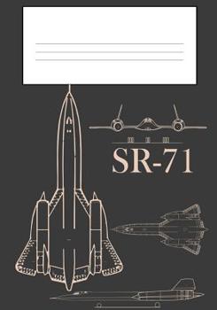 Paperback Sr-71: SR-71 Blackbird Technical Drawing Journal Book