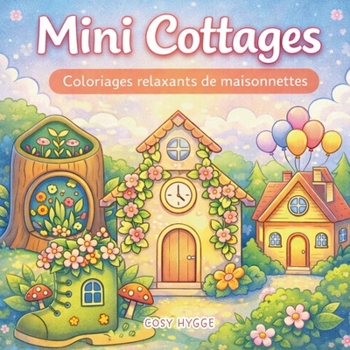 Mini cottage: Coloriages relaxants de maisonettes (French Edition)