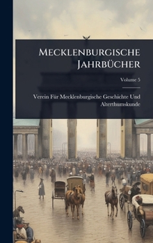 Hardcover Mecklenburgische JahrbÃ1/4cher [German] Book
