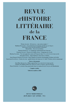 Paperback Revue d'Histoire Litteraire de la France [French] Book